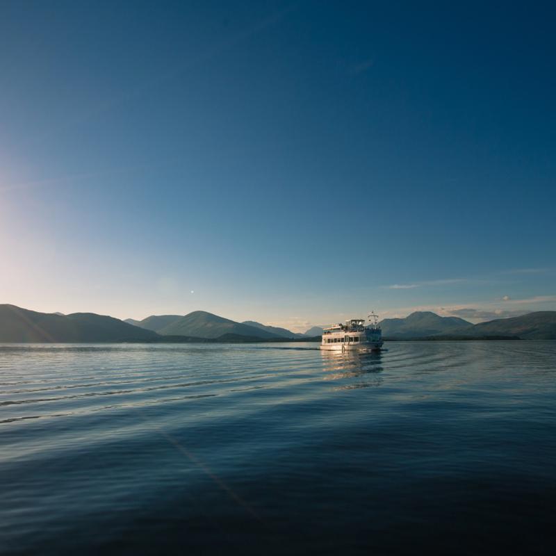 Sweeney Cruise boat on the Loch