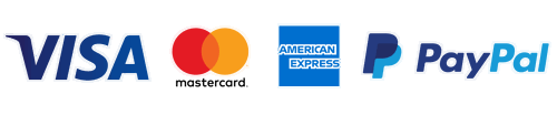 We accept all popular payment types.